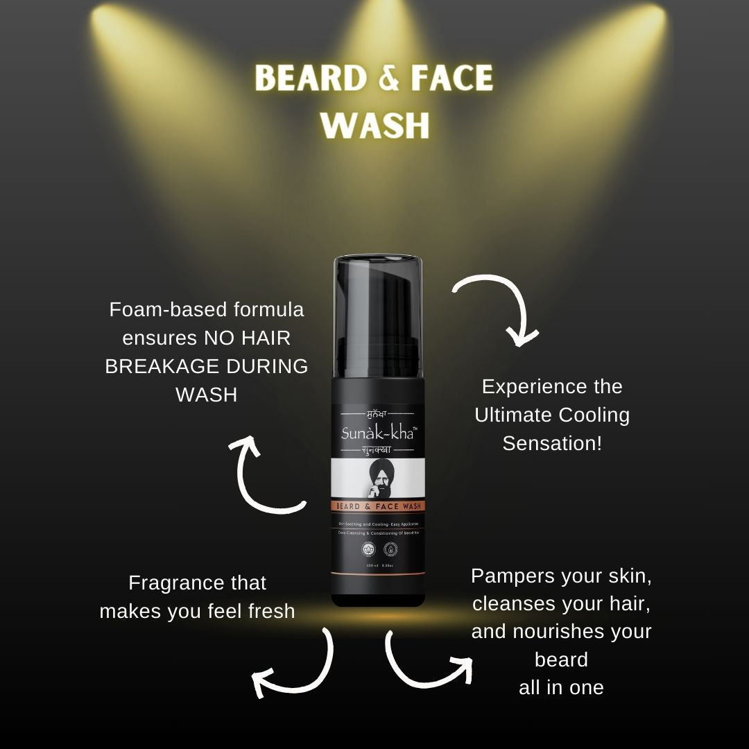 Beard and Face Wash - Foam Based